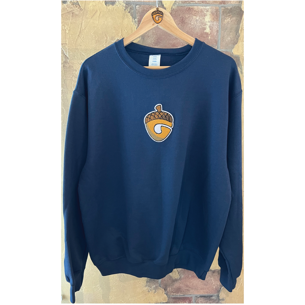 Chenille Embroidered G-Corn Crewneck Sweatshirt